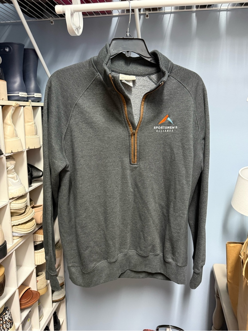 Artisan Charcoal Zip-Up Pullover